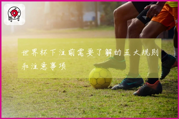 世界杯下注前需要了解的五大规则和注意事项